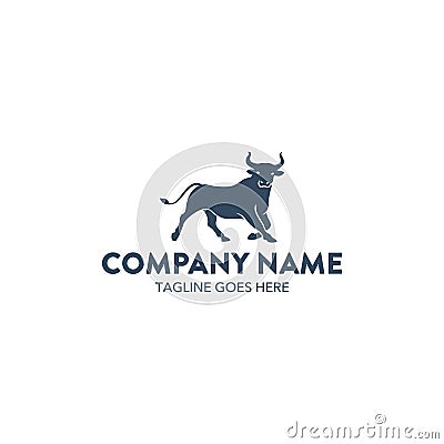 Bull Logo Vector Illustration