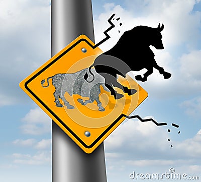 Bull Market Rise Stock Photo