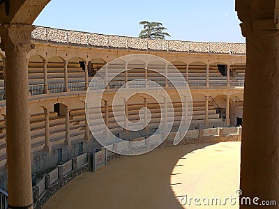 Ronda Bull ring Editorial Stock Photo