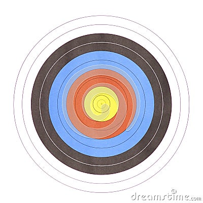 Bull's eye target Stock Photo