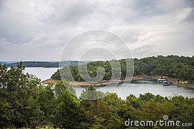 Bull Shoal's lake,river,water Stock Photo