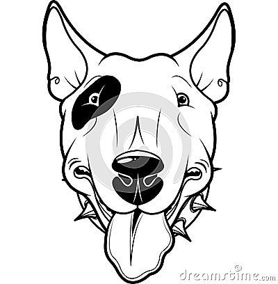 Bull Terrier Vector Illustration