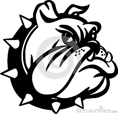 Bulldog Cartoon Vector Illustration Vector Illustration