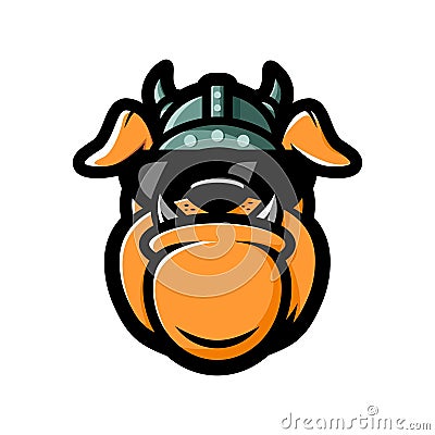 bulldog face vector Vector Illustration