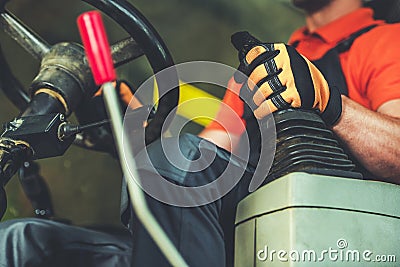 Bulldozer Operator Job Stock Photo