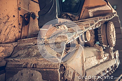 Bulldozer Operator Concept Stock Photo