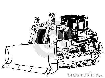 Bulldozer vector eps Vector, Eps, Logo, Icon, Silhouette Illustration by crafteroks for different uses. Visit my website at https: Vector Illustration