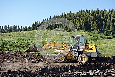 Bulldozer Editorial Stock Photo