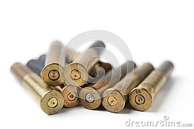 Bullet casings Stock Photo