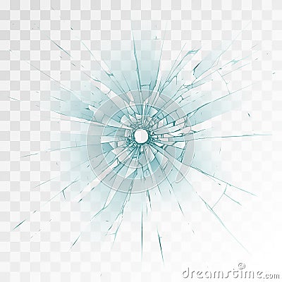 Bullet hole Stock Photo