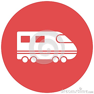 Bullet train Isolated Vector icon which can easily modify or edit Vector Illustration
