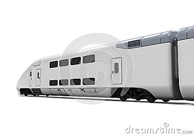 Bullet Train Isolated Stock Photo