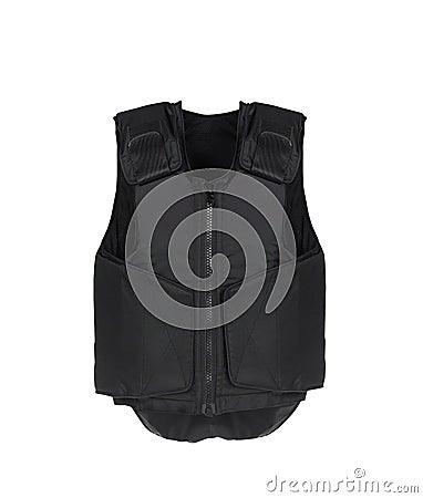 Bulletproof vest. Isolated on white Stock Photo