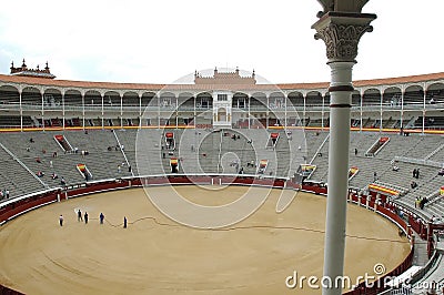 Bullfight Arena Stock Photo