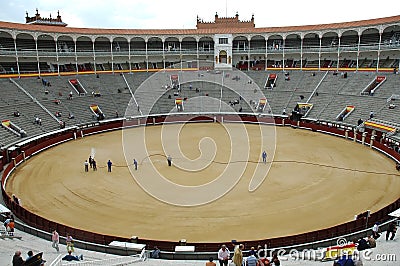 Bullfight Arena Stock Photo