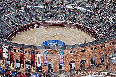 Bullfight Arena in Bogota Colombia Editorial Stock Photo