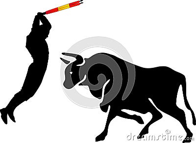 Bullfight picador Stock Photo
