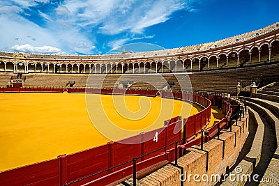 Bullfight ring in Spain Stock Photo