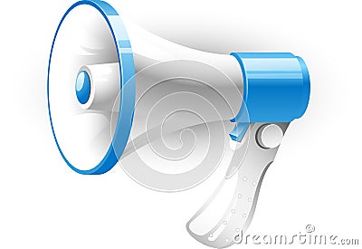 Bullhorn Vector Illustration