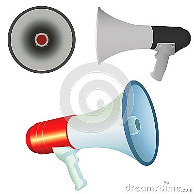 Bullhorn vector Vector Illustration