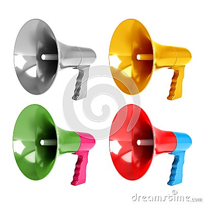 Bullhorns Stock Photo