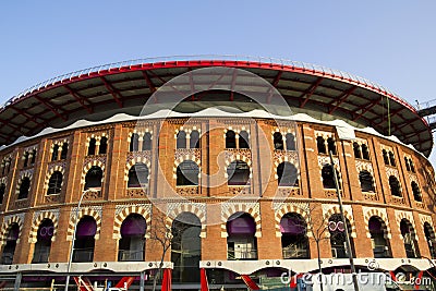 The Bullring Arenas. Barcelona Stock Photo