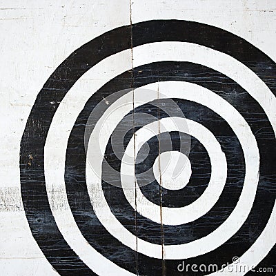 Bullseye target. Stock Photo