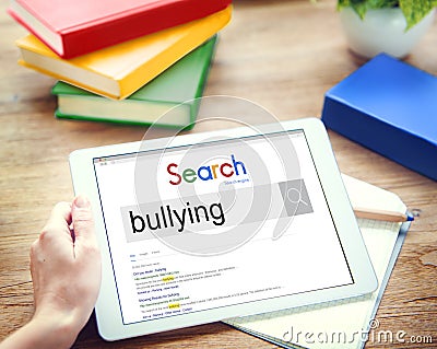 Bullying Force Scare Oppression Concept Stock Photo