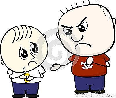 Bullying Vector Illustration