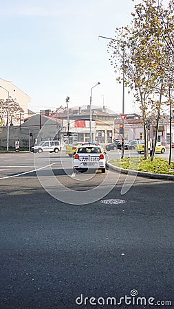 Bumper to Bumper - Urban traffic congestion during peak hour in Bucharest, Romania, 2023 Editorial Stock Photo