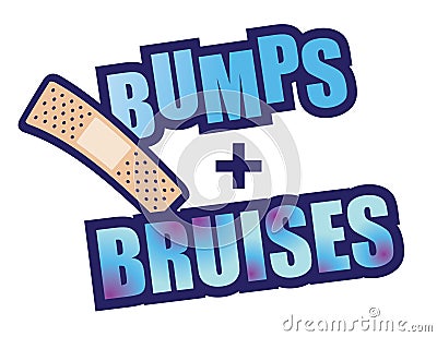 Bumps and Bruises Stock Photo