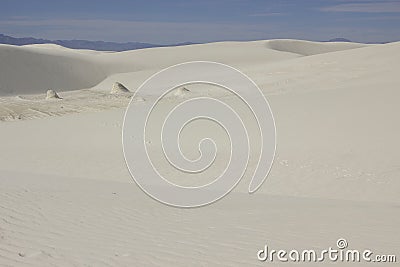 Bumps in the Endless Sand Stock Photo