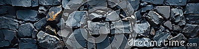 Bumpy Asphalt Texture With Small Stones And Rough Texture. Generative AI Stock Photo