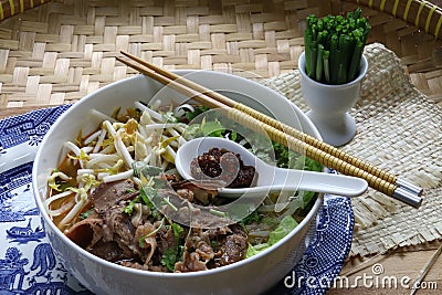 Bun Bo Hue Stock Photo