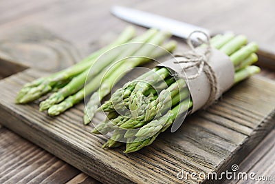 Bunch of asparagus Stock Photo