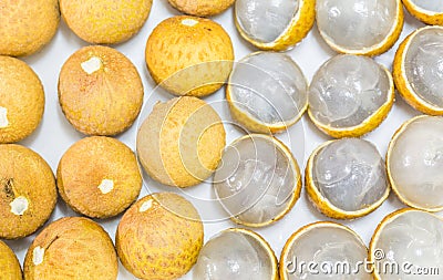 A Bunch of Cats Eye Fruit V Stock Photo