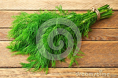 Bunch of dill Stock Photo