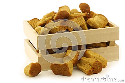 Bunch of Dutch traditionally baked pepernoten Stock Photo