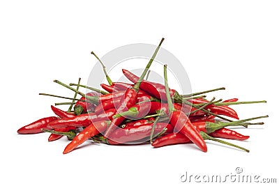 Bunch of fresh tabasco peppers Stock Photo