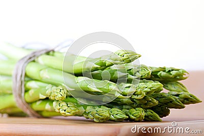 Bunch of green asparagus Stock Photo