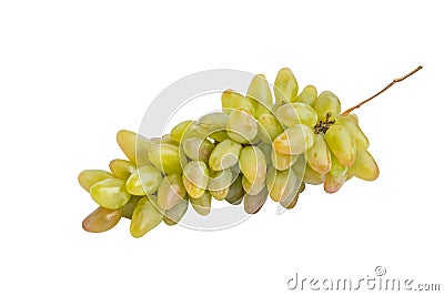 Bunch of green beautiful tasty grapes Stock Photo