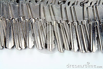 Bunch keys Stock Photo