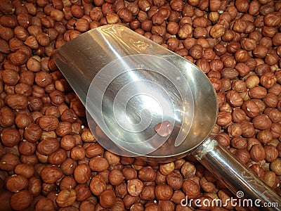 A bunch of nut hazelnut Stock Photo