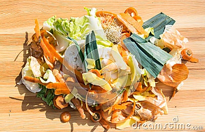 Bunch of peelings Stock Photo