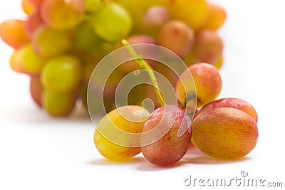 Bunch of Ruby Grape Stock Photo
