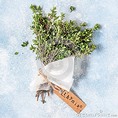 A Bunch of Thyme Stock Photo