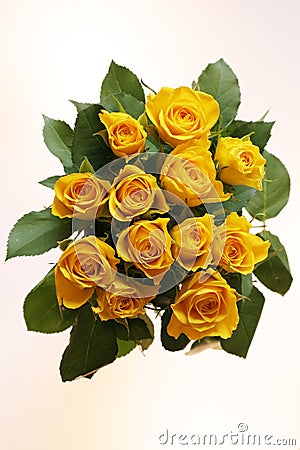 Bunch Of Yellow Roses Royalty Free Stock Photos - Image: 96318