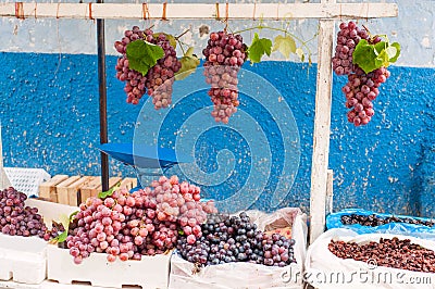 Bunches of grapes Stock Photo
