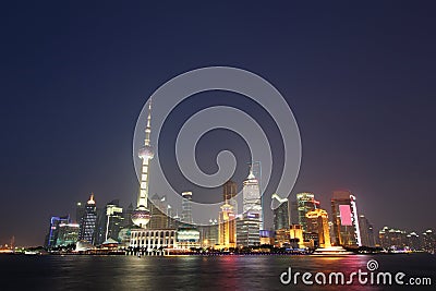 The Bund in Shanghai Stock Photo