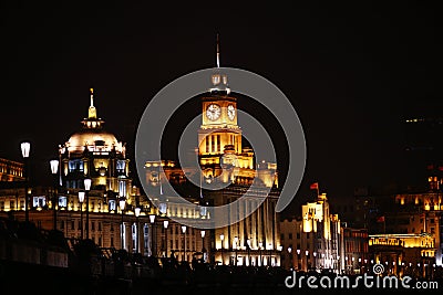 The bund of shanghai Stock Photo